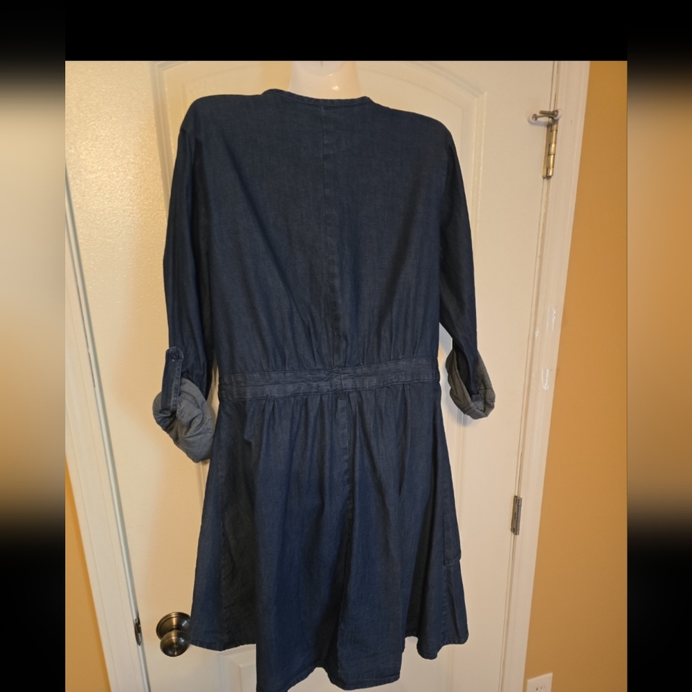New York & Company Blue Denim Jacket - Picture 3 of 8